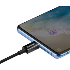 Kabelski vrh USB-A kabel - Micro USB 2A 2M - črna
