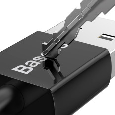 Kabelski vrh USB-A kabel - Micro USB 2A 2M - črna