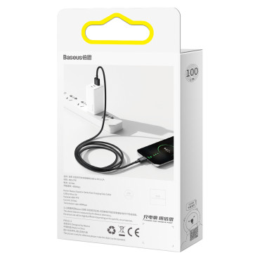 Kabelski vrh USB-A kabel - Micro USB 2A 2M - črna