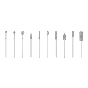 DIAMOND BITS SET 10 PCS. — items shown together