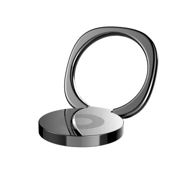 Magnetische handgreep voor de telefoon op de PRIVITY-ringvinger met een stand-functie - zwart