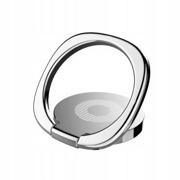 Magnetische handgreep voor de Phyvity Ring-telefoon met standaardfunctie - Zilver