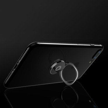 Magnetni ročaj za Phyvidy Ring Telefon s funkcijo stojala - srebro