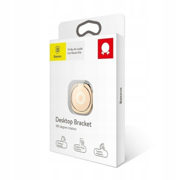 Μαγνητική λαβή για το τηλέφωνο στο δαχτυλίδι δαχτυλίδι της φοιτητών με μια στάση - Χρυσή λειτουργία