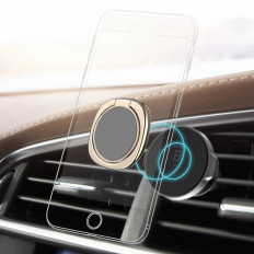 Magnetische handgreep voor de telefoon op de provitsringsvinger met een stand-gouden functie
