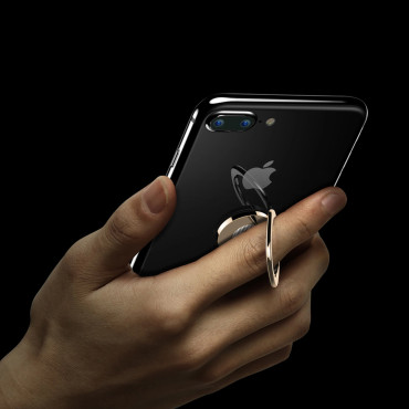 Magnetická rukojeť pro telefon na prstu Pressity Ring s stojanem - Golden Function