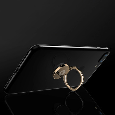 Magnetni ročaj za telefon na prstom profesionalca s stojalo - zlato funkcijo