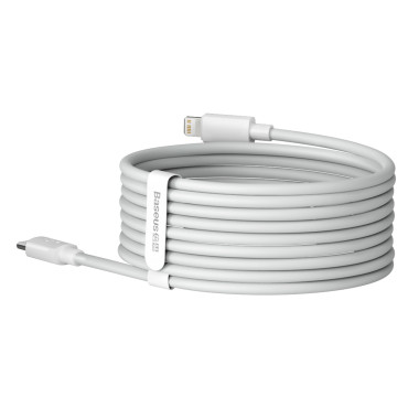 2x kabelski kabel preprost modrost kabel iPhone strele - USB-C 20W 1.5 M - bela