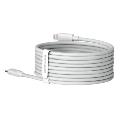 2x kabelski kabel preprost modrost kabel iPhone strele - USB-C 20W 1.5 M - bela