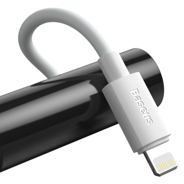 2x kabelski kabel preprost modrost kabel iPhone strele - USB-C 20W 1.5 M - bela