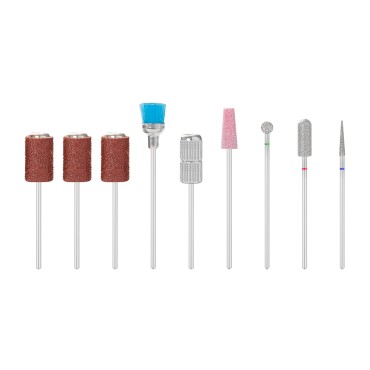 ENSEMBLE DE 12 FRAISES POUR PONCEUSE À ONGLES — ensemble présenté