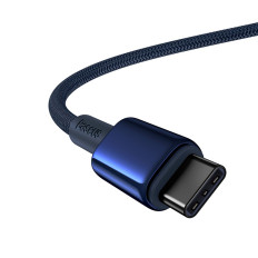 Kabelinė volframo aukso USB-C kabelis - USB-C 100W 1M - Navy Blue