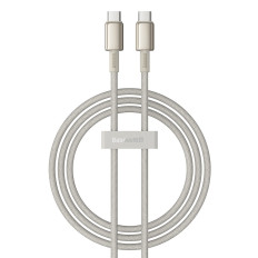 Volframo aukso USB-C kabelio kabelis - USB-C 100W 1M - Golden