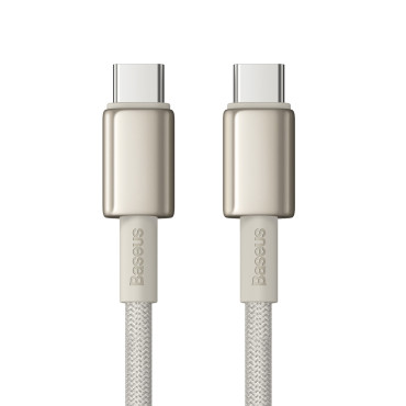 Tungsten Gold USB-C kábelkábel - USB-C 100W 1M - Arany