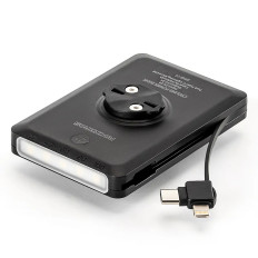 2V1 Predné bicykel svetlo 150lm pod meračom s Powerbank 5000Mah IPX6 - čierna