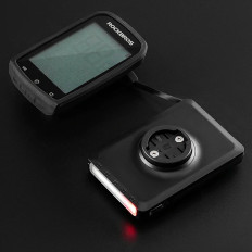 2V1 Predné bicykel svetlo 150lm pod meračom s Powerbank 5000Mah IPX6 - čierna