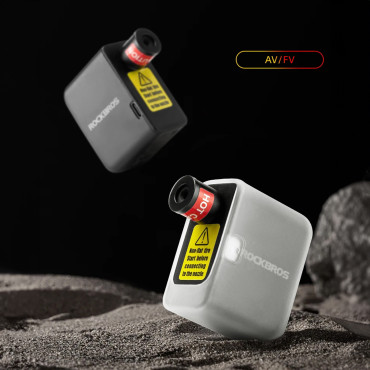 Mini električna kolesarska črpalka Schrader Presta 6.9Bar 100PSI - črna