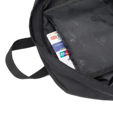 Sports ryggsekk vanntett folding 46.5x38cm 18L - svart