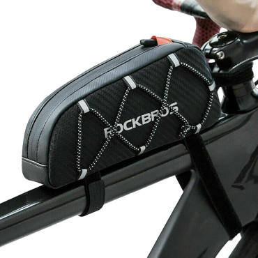 Bicykel Bag Vodotesné namontované na ráme s 1L CHRANE - BLACK