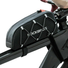 Bicykel Bag Vodotesné namontované na ráme s 1L CHRANE - BLACK