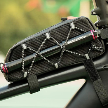 Bicykel Bag Vodotesné namontované na ráme s 1L CHRANE - BLACK