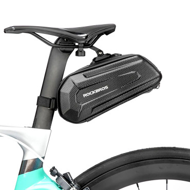 Cykelpåse fixerad under sadeln för en snabb kontakt 1.8L - Svart