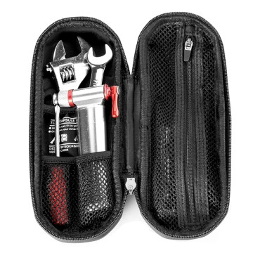 Fahrradtasche für montierte Werkzeuge in einem Flaschengriff 0.65l - schwarz