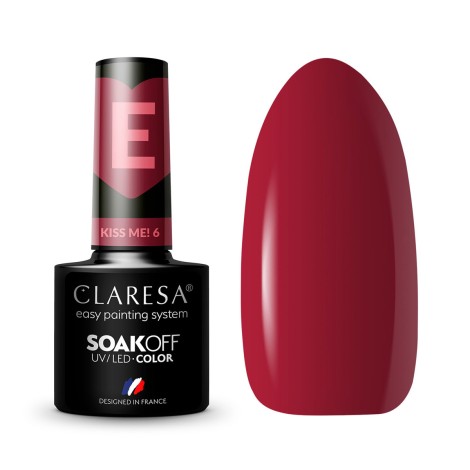 CLARESA hibridni lak Kiss Me! 6 - 5 g — skupaj prikazano