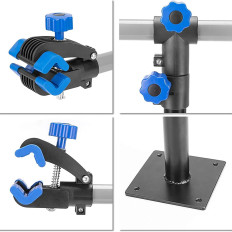 Multifunctionele service standaard fietsfiets houder - zwart