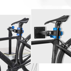 Daudzfunkcionāla servisa stenda velosipēdu velosipēdu turētājs - melns