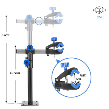 Multifunktionell service Stand Cykelcykelhållare - Svart