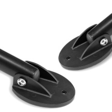 Tenedor de bicicleta de suelo de soporte de servicio multifuncional - Negro