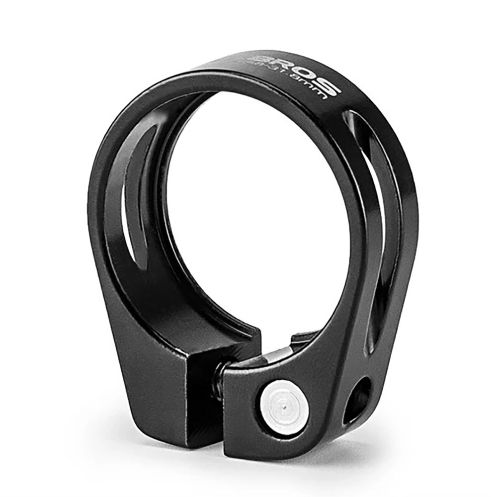 Abrazadera de sujeción de bicicletas 27.2 y 28.6 mm debajo de la silla de montar para el tornillo - Negro