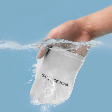 Manicotti per biciclette precise per biciclette con filtro UPF50 + 2 PCS. - Bianco