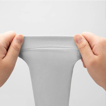 Precise bicycle bicycle sleeves with UPF50 + 2 pcs filter. - white