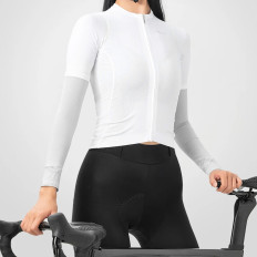 Precise cykelcykelhylsor med UPF50 + 2 st filter. - vit