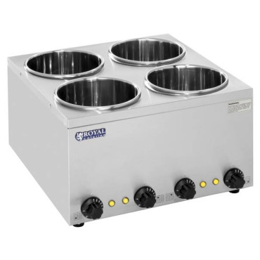 Aquecedor de sopa elétrica Bemar 600W 230V 4 x 3.8L