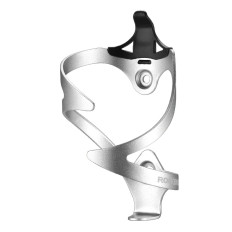 Bicycle aluminum handle on a bottle water bottle - white