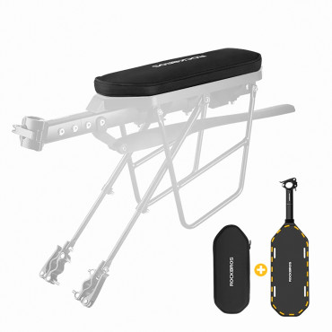 Dviračių kamieno maišelis su 5L sėdynės funkcija - juoda