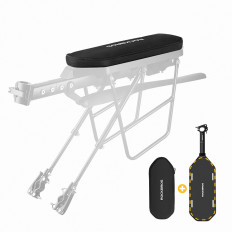 Cykelstammepose Fold med 5L Sædefunktion - Sort