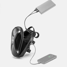 Bag on the steering wheel of a bicycle or scooter 1.3L - black