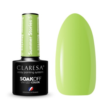Vernis hybride CLARESA SUMMER STORIES 3 - 5g — ensemble présenté