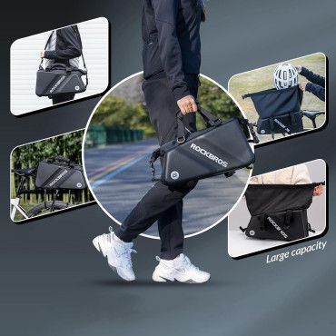 Bolsa de deporte y ciclismo sujeta en el maletero 11.6l - Negro