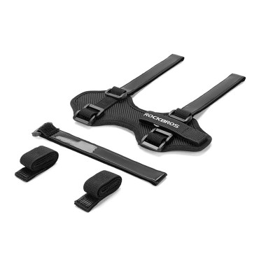 Alça de bicicleta com nabos para fixação no volante na garrafa de água, etc. - Preto