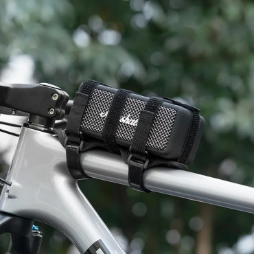 Fahrradgriff mit Rüben zur Befestigung am Lenkrad auf der Wasserflasche usw. - schwarz