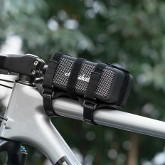 Poignée à vélo avec navets pour la fixation sur le volant de la bouteille d'eau, etc. - Noir