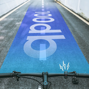 Q 100dB-en forma de campana - Negro