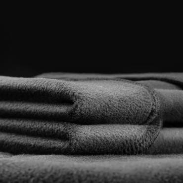 Cykling T-shirt med langærmet varm efterår / vinter M - Sort