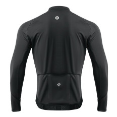Bicycle cycling shirt with long-sleeved warm autumn / winter XL - black