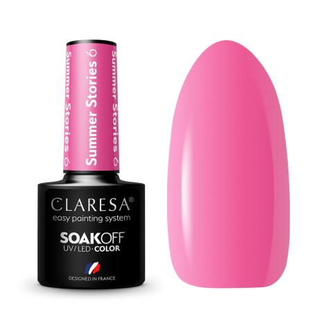 Vernis hybride CLARESA SUMMER STORIES 6 - 5g — ensemble présenté
